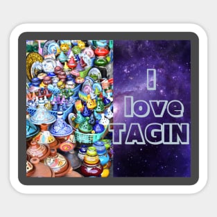 i love tagin Sticker